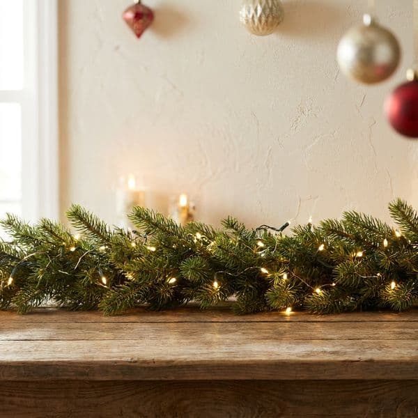 Christmas mantel backdrop